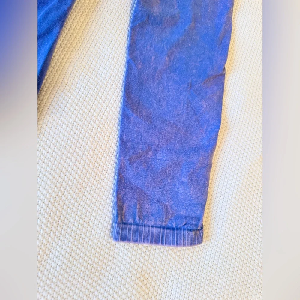 FP FREE PEOPLE MOVEMENT Good Karma Blue Pink High Waisted Leggings